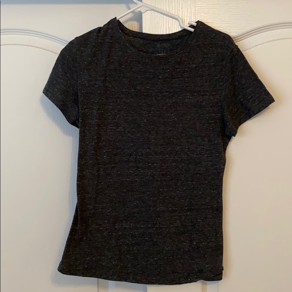 Tops - grey heathered tee, tag rubbed off, fits like M